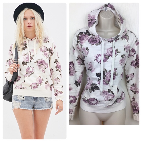 rose hoodie forever 21